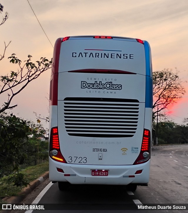 Auto Viação Catarinense 3723 na cidade de Campinas, São Paulo, Brasil, por Matheus Duarte Souza. Número da foto: #12384815.