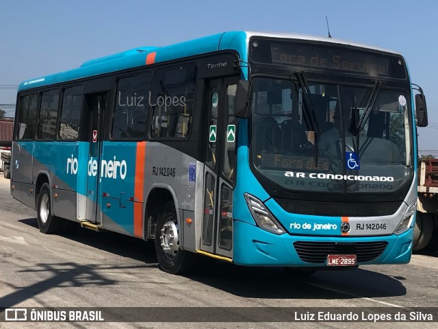 Expresso Rio de Janeiro RJ 142.046 na cidade de Niterói, Rio de Janeiro, Brasil, por Luiz Eduardo Lopes da Silva. Número da foto: #12384374.