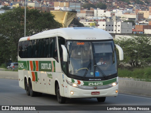 Empresa Gontijo de Transportes 21425 na cidade de Caruaru, Pernambuco, Brasil, por Lenilson da Silva Pessoa. Número da foto: #12385807.