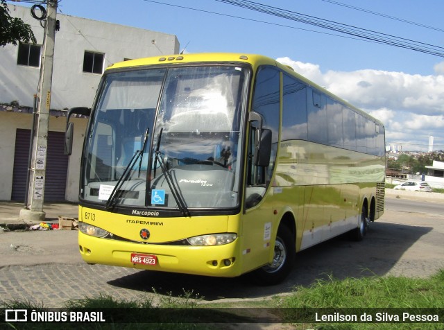Viação Itapemirim 8713 na cidade de Caruaru, Pernambuco, Brasil, por Lenilson da Silva Pessoa. Número da foto: #12385852.