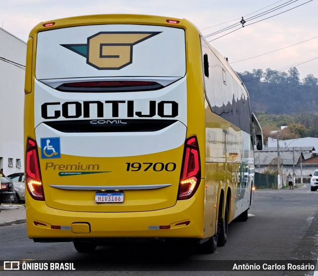 Empresa Gontijo de Transportes 19700 na cidade de Juiz de Fora, Minas Gerais, Brasil, por Antônio Carlos Rosário. Número da foto: #12384863.