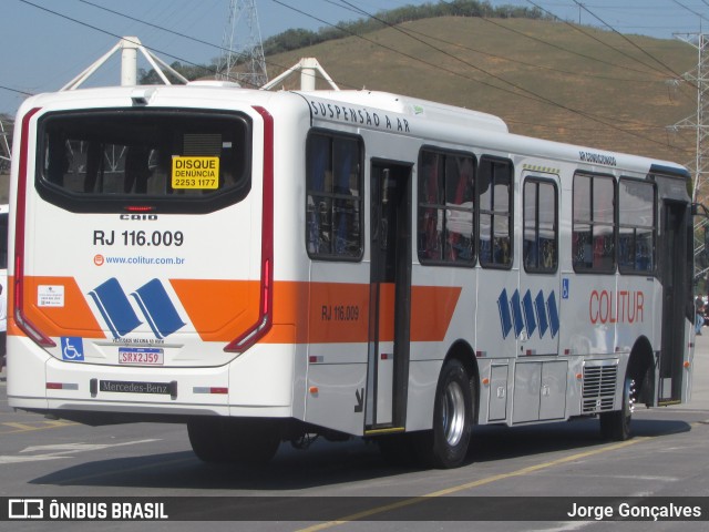 Colitur Transportes Rodoviários RJ 116.009 na cidade de Duque de Caxias, Rio de Janeiro, Brasil, por Jorge Gonçalves. Número da foto: #12384808.