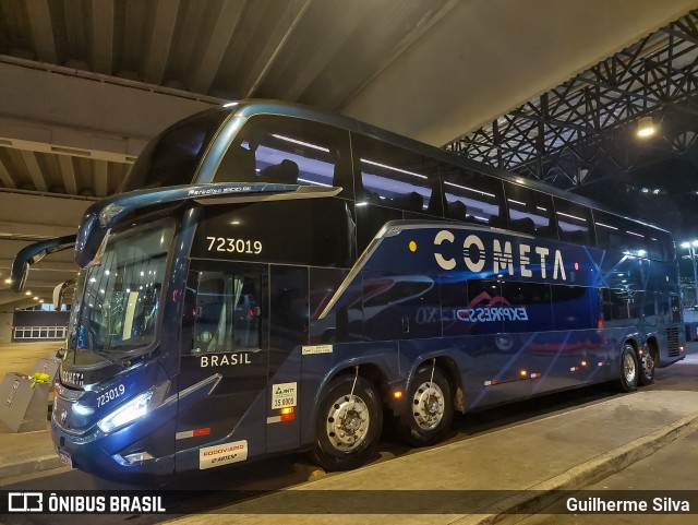 Viação Cometa 723019 na cidade de Santos, São Paulo, Brasil, por Guilherme Silva. Número da foto: #12384432.