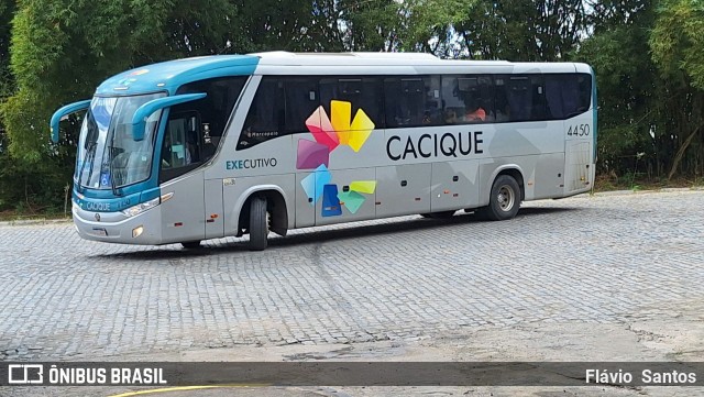 Cacique Transportes 4450 na cidade de Cruz das Almas, Bahia, Brasil, por Flávio  Santos. Número da foto: #12386443.