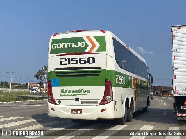 Empresa Gontijo de Transportes 21560 na cidade de São José de Mipibu, Rio Grande do Norte, Brasil, por Alison Diego Dias da Silva. Número da foto: #12387430.