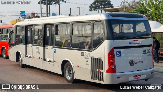 Transporte Coletivo Glória BL321 na cidade de Curitiba, Paraná, Brasil, por Lucas Weber Calizario. Número da foto: #12387328.
