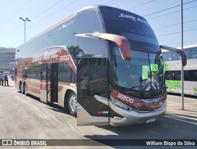 Santa Maria Fretamento e Turismo > Transportes Santa Maria(SP) 2200 na cidade de Duque de Caxias, Rio de Janeiro, Brasil, por William Bispo da Silva. Número da foto: #12387626.