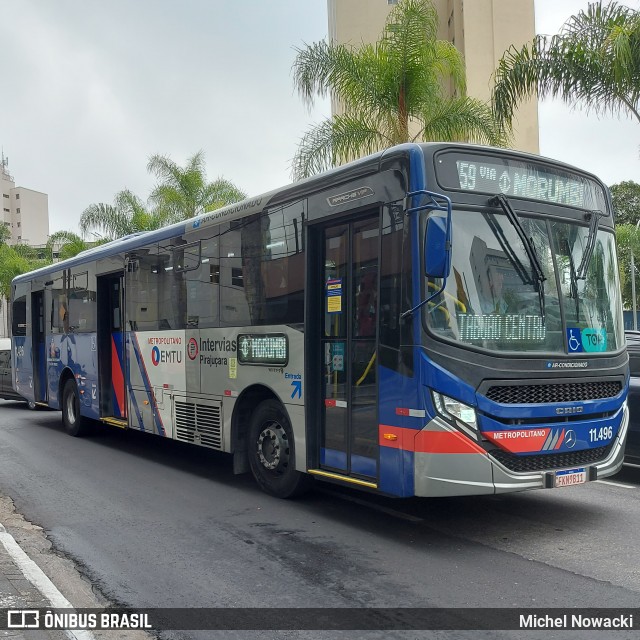 Viação Pirajuçara 11.496 na cidade de São Paulo, São Paulo, Brasil, por Michel Nowacki. Número da foto: #12389253.