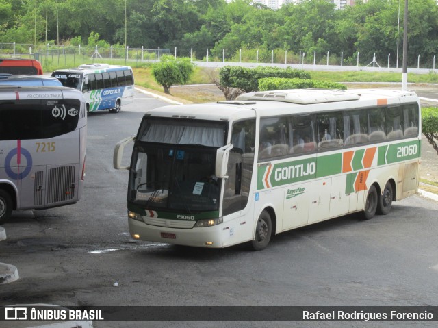 Empresa Gontijo de Transportes 21060 na cidade de Aracaju, Sergipe, Brasil, por Rafael Rodrigues Forencio. Número da foto: #12386933.