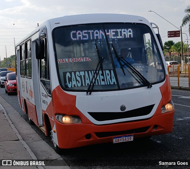 Transuni Transportes CC-001 na cidade de Belém, Pará, Brasil, por Samara Goes. Número da foto: #12388401.