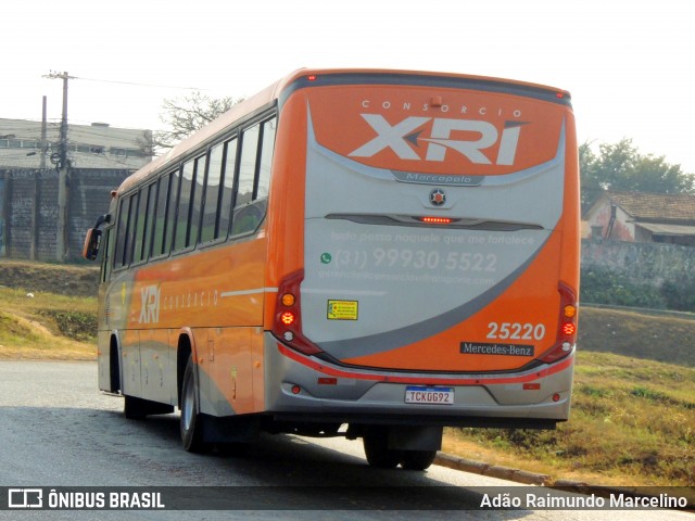 XRI Transportes 25220 na cidade de Belo Horizonte, Minas Gerais, Brasil, por Adão Raimundo Marcelino. Número da foto: #12389490.