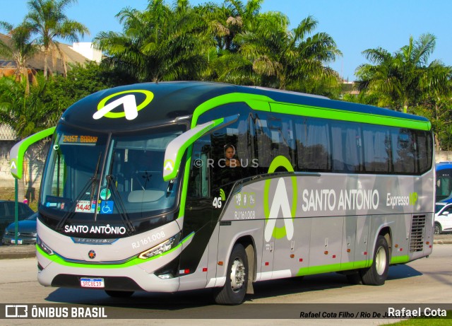 Transportes Santo Antônio RJ 161.008 na cidade de Rio de Janeiro, Rio de Janeiro, Brasil, por Rafael Cota. Número da foto: #12387054.