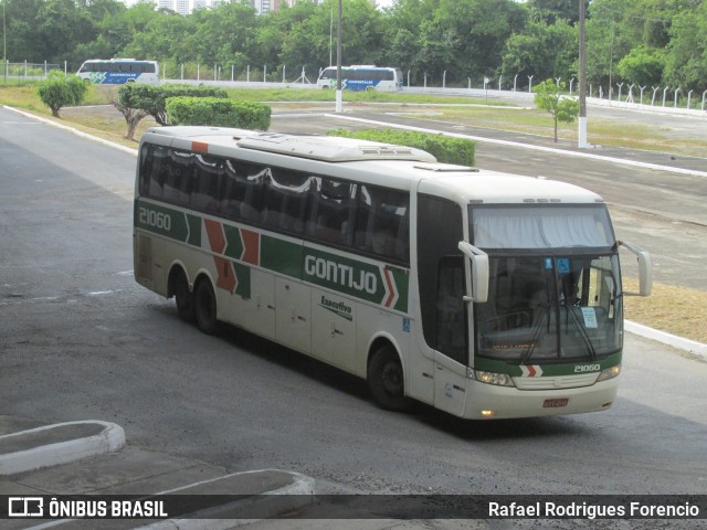 Empresa Gontijo de Transportes 21060 na cidade de Aracaju, Sergipe, Brasil, por Rafael Rodrigues Forencio. Número da foto: #12386935.