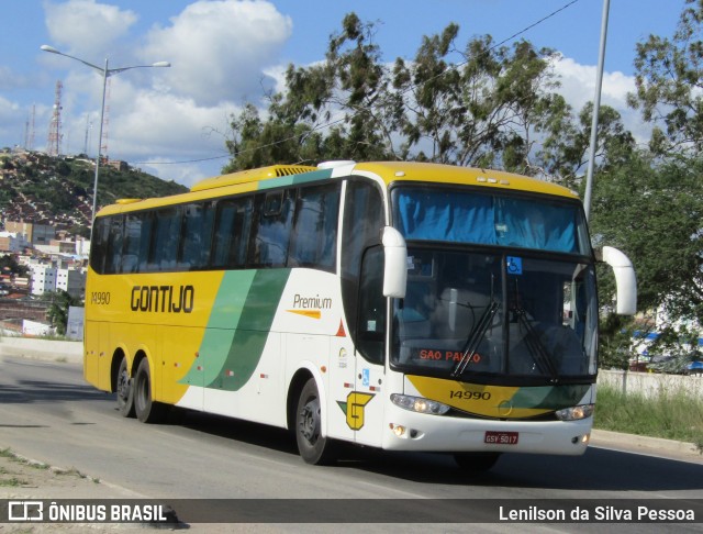 Empresa Gontijo de Transportes 14990 na cidade de Caruaru, Pernambuco, Brasil, por Lenilson da Silva Pessoa. Número da foto: #12388864.