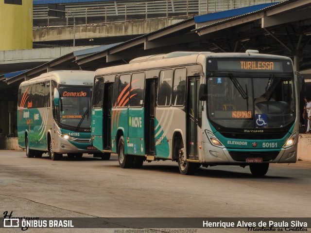 SM Transportes 50151 na cidade de Belo Horizonte, Minas Gerais, Brasil, por Henrique Alves de Paula Silva. Número da foto: #12387915.