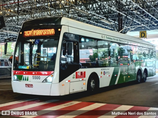 Next Mobilidade - ABC Sistema de Transporte 5500 na cidade de Santo André, São Paulo, Brasil, por Matheus Neri dos Santos. Número da foto: #12389269.