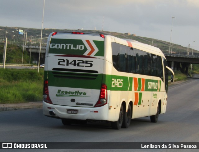 Empresa Gontijo de Transportes 21425 na cidade de Caruaru, Pernambuco, Brasil, por Lenilson da Silva Pessoa. Número da foto: #12388826.