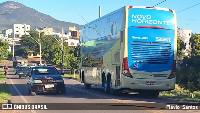 Viação Novo Horizonte 525511 na cidade de Barra da Estiva, Bahia, Brasil, por Flávio  Santos. Número da foto: #12388777.
