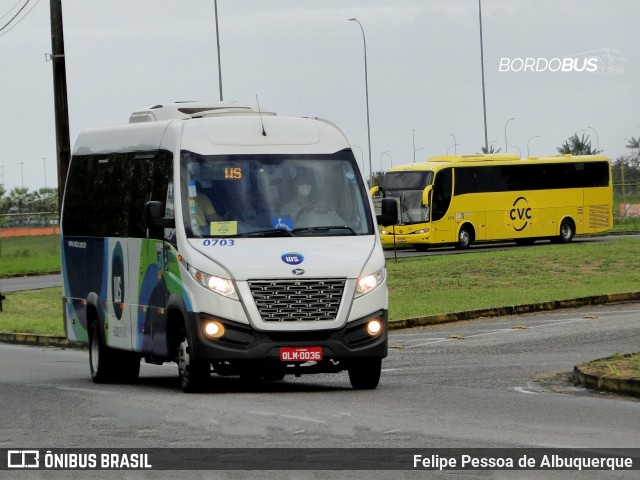 WS Turismo 0703 na cidade de Maceió, Alagoas, Brasil, por Felipe Pessoa de Albuquerque. Número da foto: #12388667.