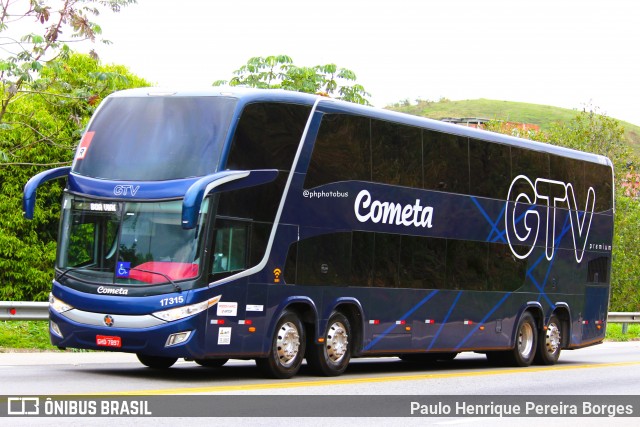 Viação Cometa 17315 na cidade de Barra do Piraí, Rio de Janeiro, Brasil, por Paulo Henrique Pereira Borges. Número da foto: #12388738.