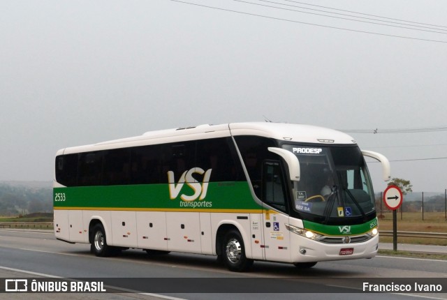 VSI - Viação Santo Ignácio 2533 na cidade de Indaiatuba, São Paulo, Brasil, por Francisco Ivano. Número da foto: #12390883.