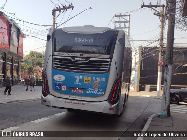 Viação Grajaú S.A. 6 1680 na cidade de São Paulo, São Paulo, Brasil, por Rafael Lopes de Oliveira. Número da foto: #12389790.