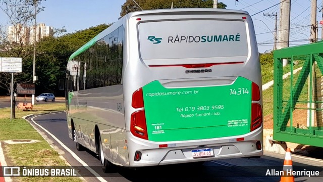 Rápido Sumaré 14314 na cidade de Paulínia, São Paulo, Brasil, por Allan Henrique. Número da foto: #12389882.