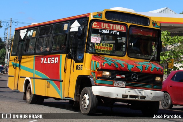 TLGSA - Transporte Loma Grande S.A. - Línea 132 > Transporte LomaGrandense S.A. 056 na cidade de San Lorenzo, Central, Paraguai, por José Paredes. Número da foto: #12391303.