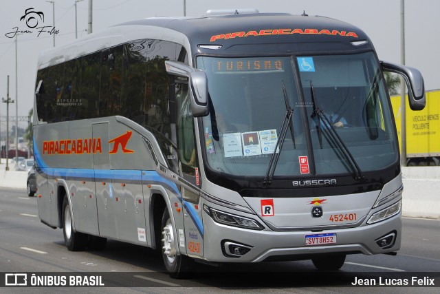 Viação Piracicabana 452401 na cidade de São Paulo, São Paulo, Brasil, por Jean Lucas Felix. Número da foto: #12391031.