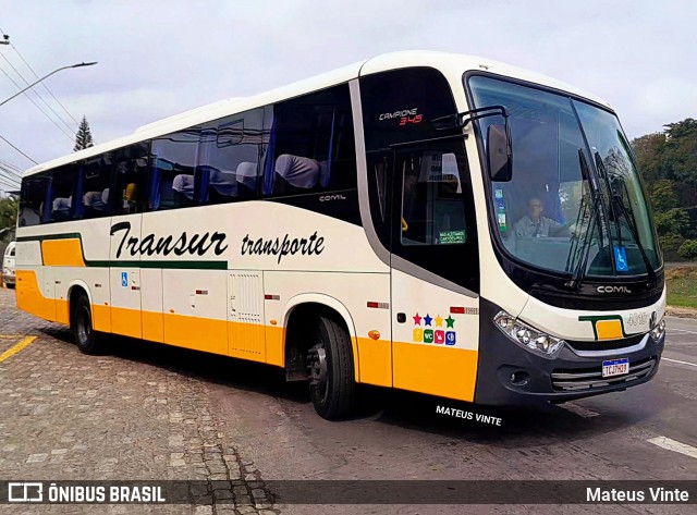 Transur - Transporte Rodoviário Mansur 4010 na cidade de Juiz de Fora, Minas Gerais, Brasil, por Mateus Vinte. Número da foto: #12389938.