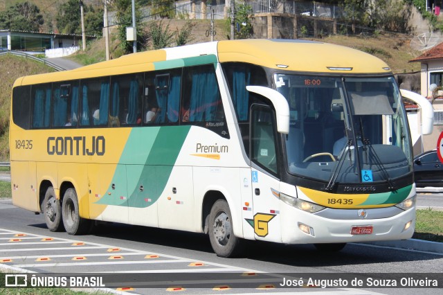 Empresa Gontijo de Transportes 18435 na cidade de Barra do Piraí, Rio de Janeiro, Brasil, por José Augusto de Souza Oliveira. Número da foto: #12390893.