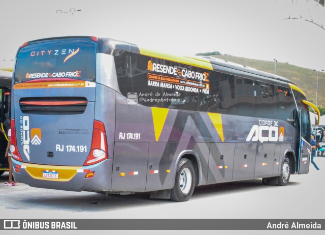 Viação Cidade do Aço RJ 174.191 na cidade de Duque de Caxias, Rio de Janeiro, Brasil, por André Almeida. Número da foto: #12389717.