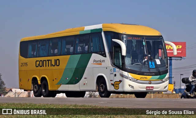 Empresa Gontijo de Transportes 21715 na cidade de Limeira, São Paulo, Brasil, por Sérgio de Sousa Elias. Número da foto: #12391151.