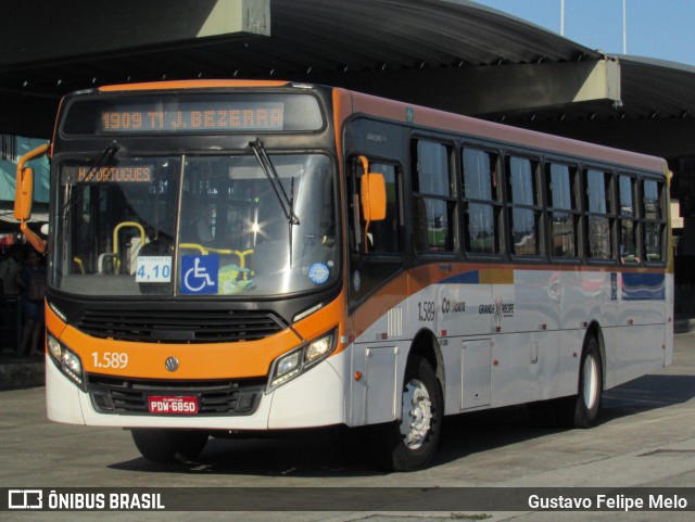 Itamaracá Transportes 1.589 na cidade de Recife, Pernambuco, Brasil, por Gustavo Felipe Melo. Número da foto: #12390208.