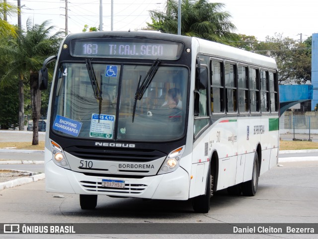 Borborema Imperial Transportes 510 na cidade de Jaboatão dos Guararapes, Pernambuco, Brasil, por Daniel Cleiton  Bezerra. Número da foto: #12390945.
