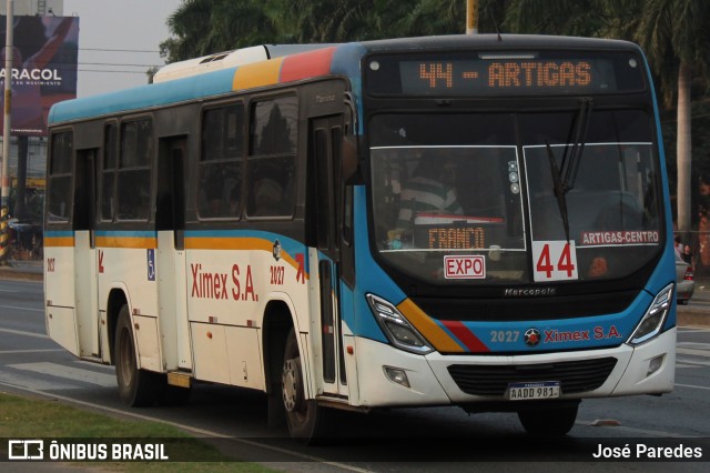 Ximex S.A. - Línea 44 2027 na cidade de Mariano Roque Alonso, Central, Paraguai, por José Paredes. Número da foto: #12392840.