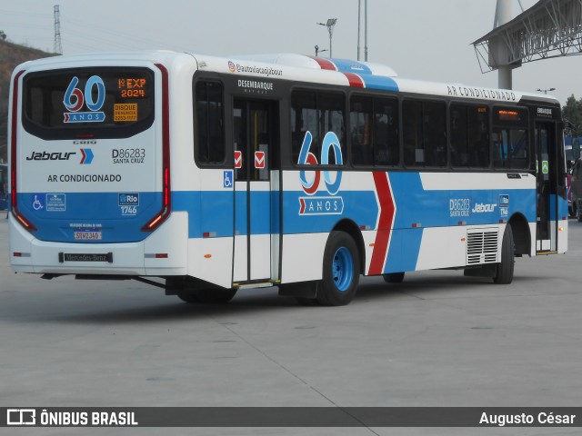 Auto Viação Jabour D86283 na cidade de Duque de Caxias, Rio de Janeiro, Brasil, por Augusto César. Número da foto: #12391776.