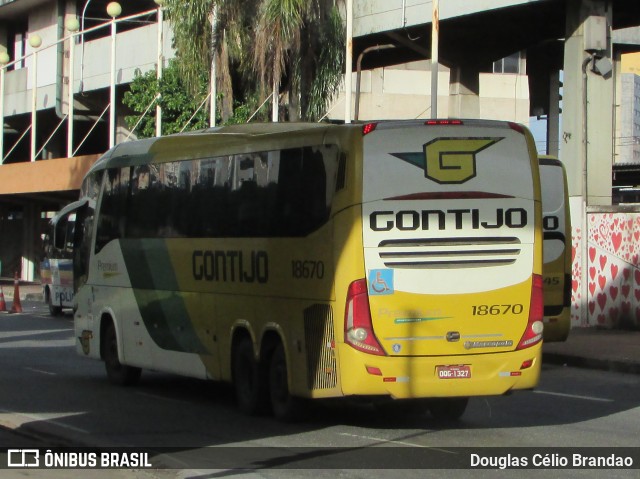 Empresa Gontijo de Transportes 18670 na cidade de Belo Horizonte, Minas Gerais, Brasil, por Douglas Célio Brandao. Número da foto: #12392714.