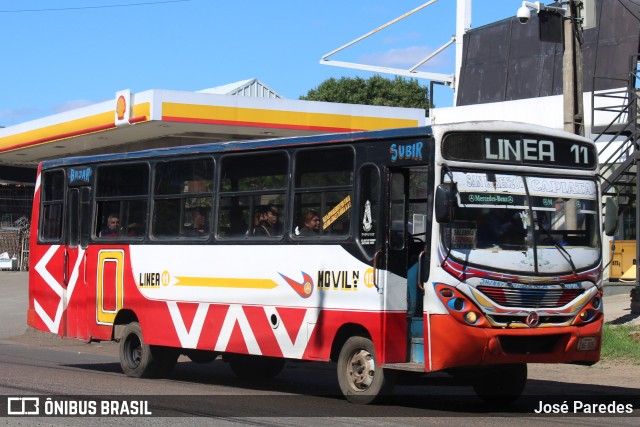 Empresa De Transporte Fátima S.R.L. Linea 11 10 na cidade de San Lorenzo, Central, Paraguai, por José Paredes. Número da foto: #12393814.