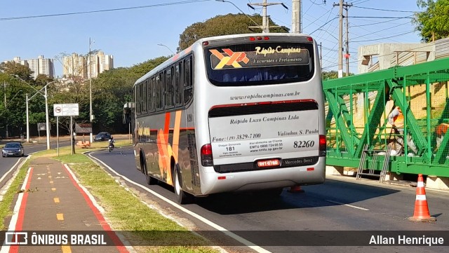 Rápido Campinas 82260 na cidade de Paulínia, São Paulo, Brasil, por Allan Henrique. Número da foto: #12391831.