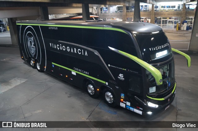 Viação Garcia 98000 na cidade de Curitiba, Paraná, Brasil, por Diogo Viec. Número da foto: #12391648.
