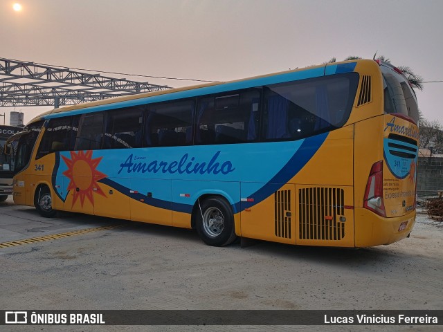 Expresso Amarelinho 341 na cidade de Sorocaba, São Paulo, Brasil, por Lucas Vinicius Ferreira. Número da foto: #12392016.