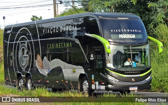 Viação Garcia 87069 na cidade de Campinas, São Paulo, Brasil, por Felipe Rhis Elias. Número da foto: #12392314.