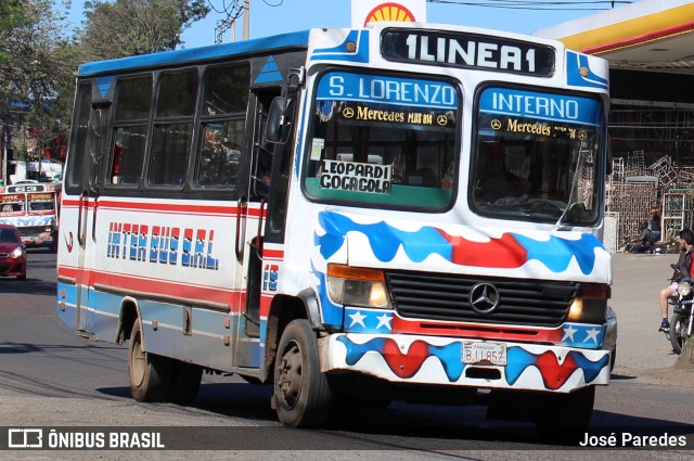Inter Bus SRL - Linea 1 19 na cidade de San Lorenzo, Central, Paraguai, por José Paredes. Número da foto: #12393781.