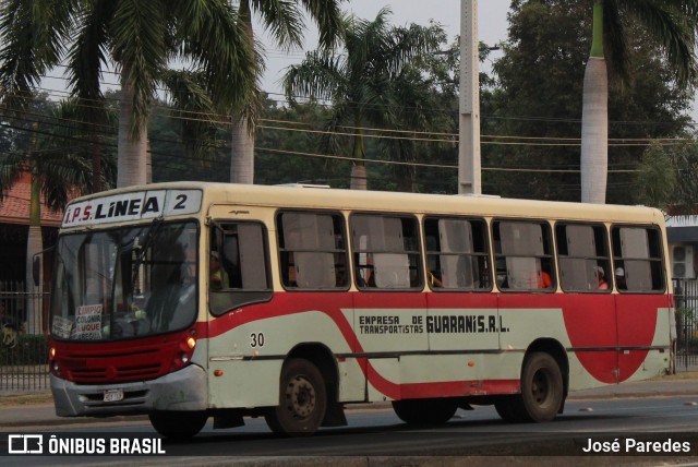Empresa de Transportistas Guarani S.R.L. - Línea 2y7 30 na cidade de Mariano Roque Alonso, Central, Paraguai, por José Paredes. Número da foto: #12392707.
