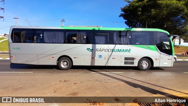 Rápido Sumaré 14316 na cidade de Paulínia, São Paulo, Brasil, por Allan Henrique. Número da foto: #12391841.