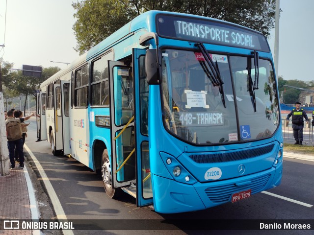 Nova Transporte 22208 na cidade de Vitória, Espírito Santo, Brasil, por Danilo Moraes. Número da foto: #12392260.