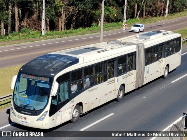 Empresa de Ônibus Campo Largo 22R02 na cidade de Curitiba, Paraná, Brasil, por Robert Matheus De Morais Oliveira. Número da foto: #12392465.