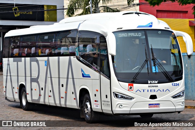 Viação Atibaia São Paulo 1224 na cidade de Atibaia, São Paulo, Brasil, por Bruno Aparecido Machado. Número da foto: #12393753.