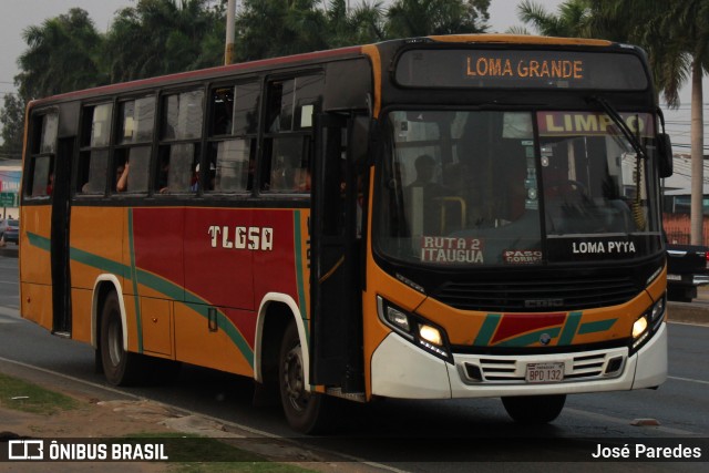 TLGSA - Transporte Loma Grande S.A. - Línea 132 > Transporte LomaGrandense S.A. 1270 na cidade de Mariano Roque Alonso, Central, Paraguai, por José Paredes. Número da foto: #12393696.